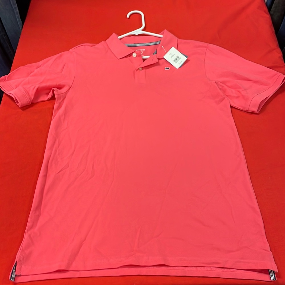 NWT Crown & Ivy Kids Pique Polo pink